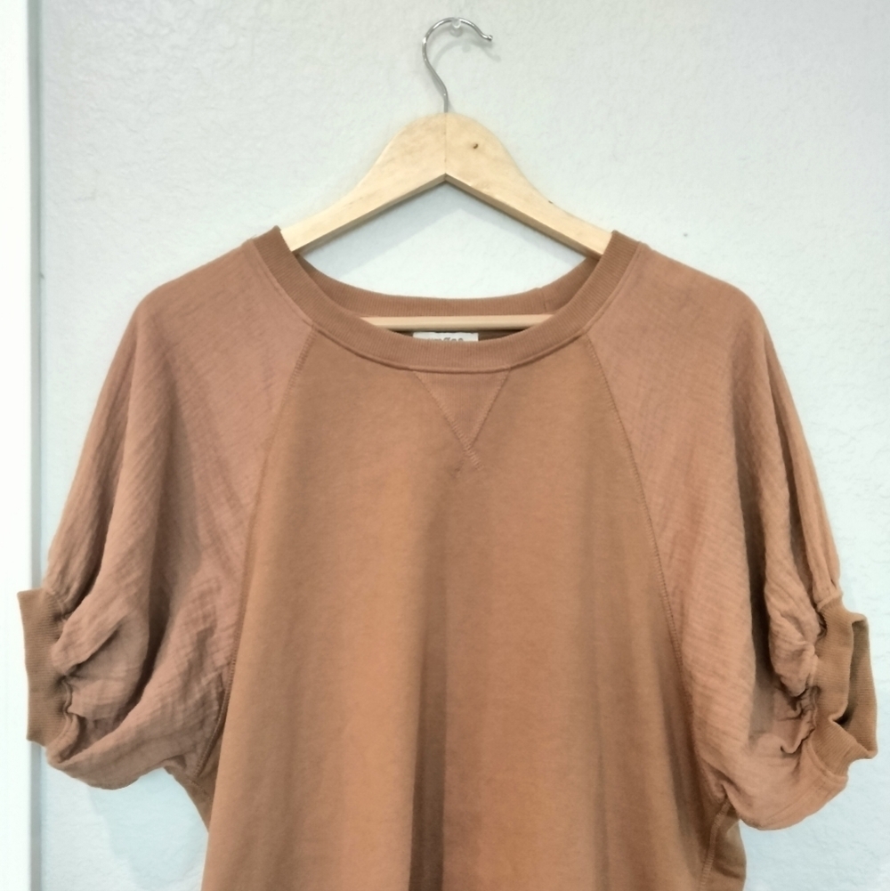 Umgee  Flutter Puff Sleeve Relaxed Dress - Picture 3 of 5